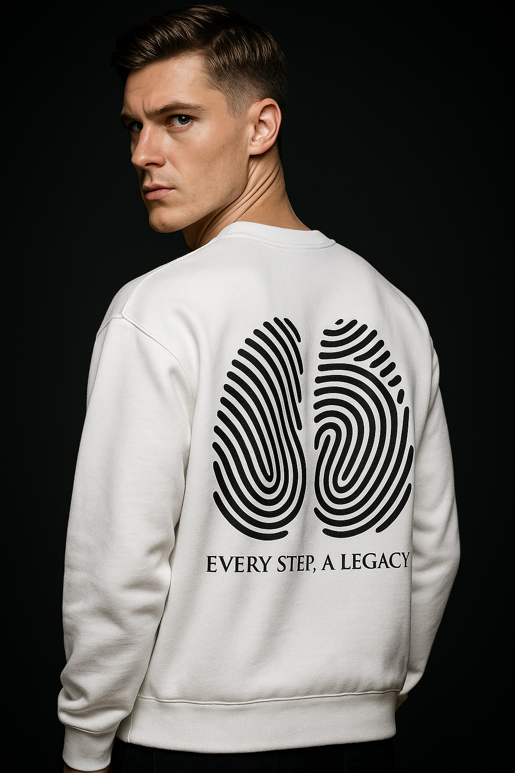 SWEATSHIRT "ICHNITA LEGACY" WHITE