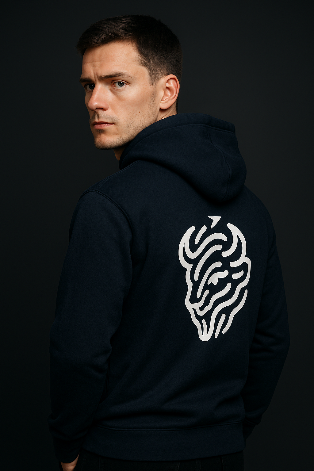 HOODIE "FLOW OF THE BISON"