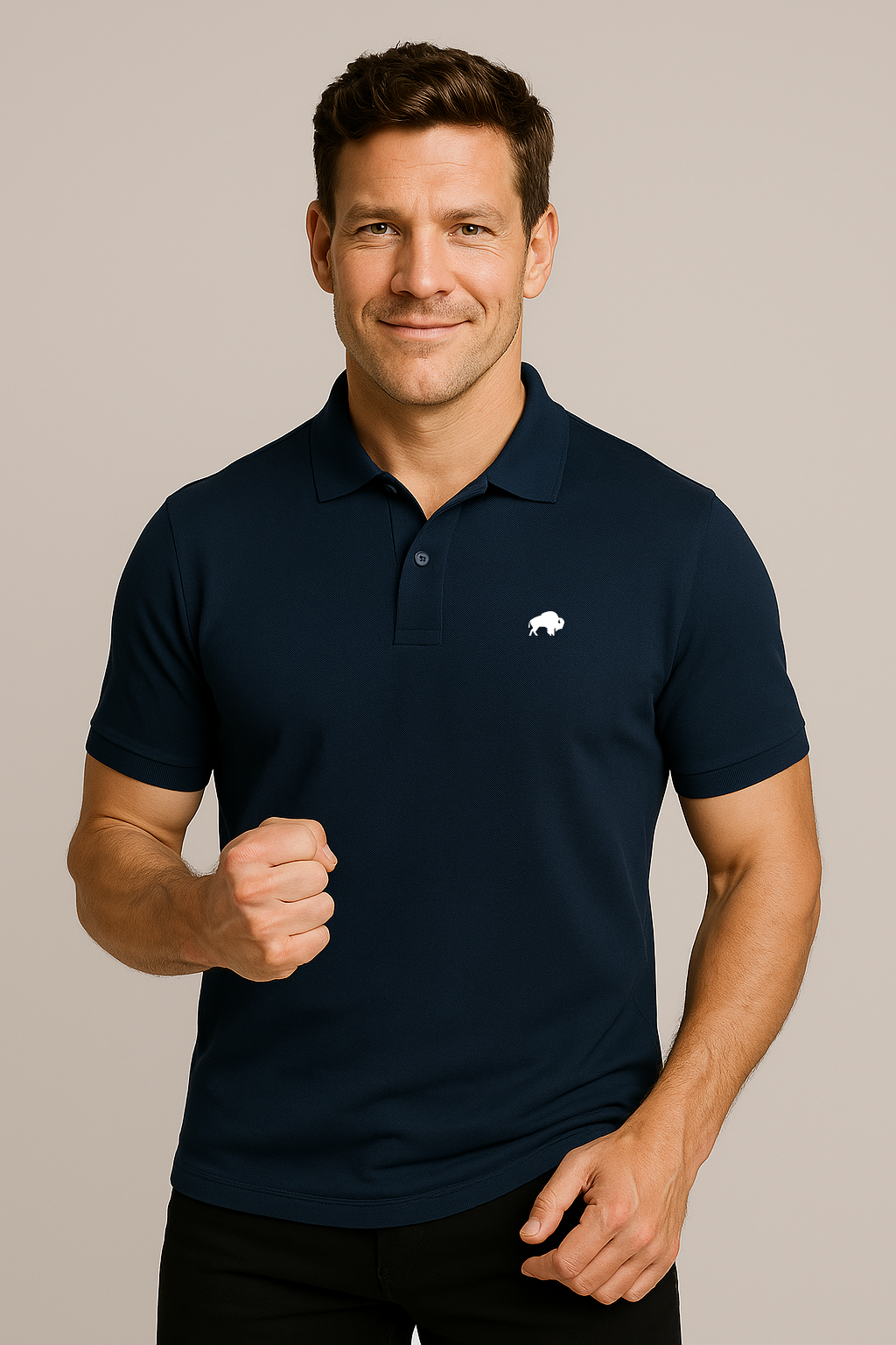 POLO "BISON'S RESILIENCE" NAVY
