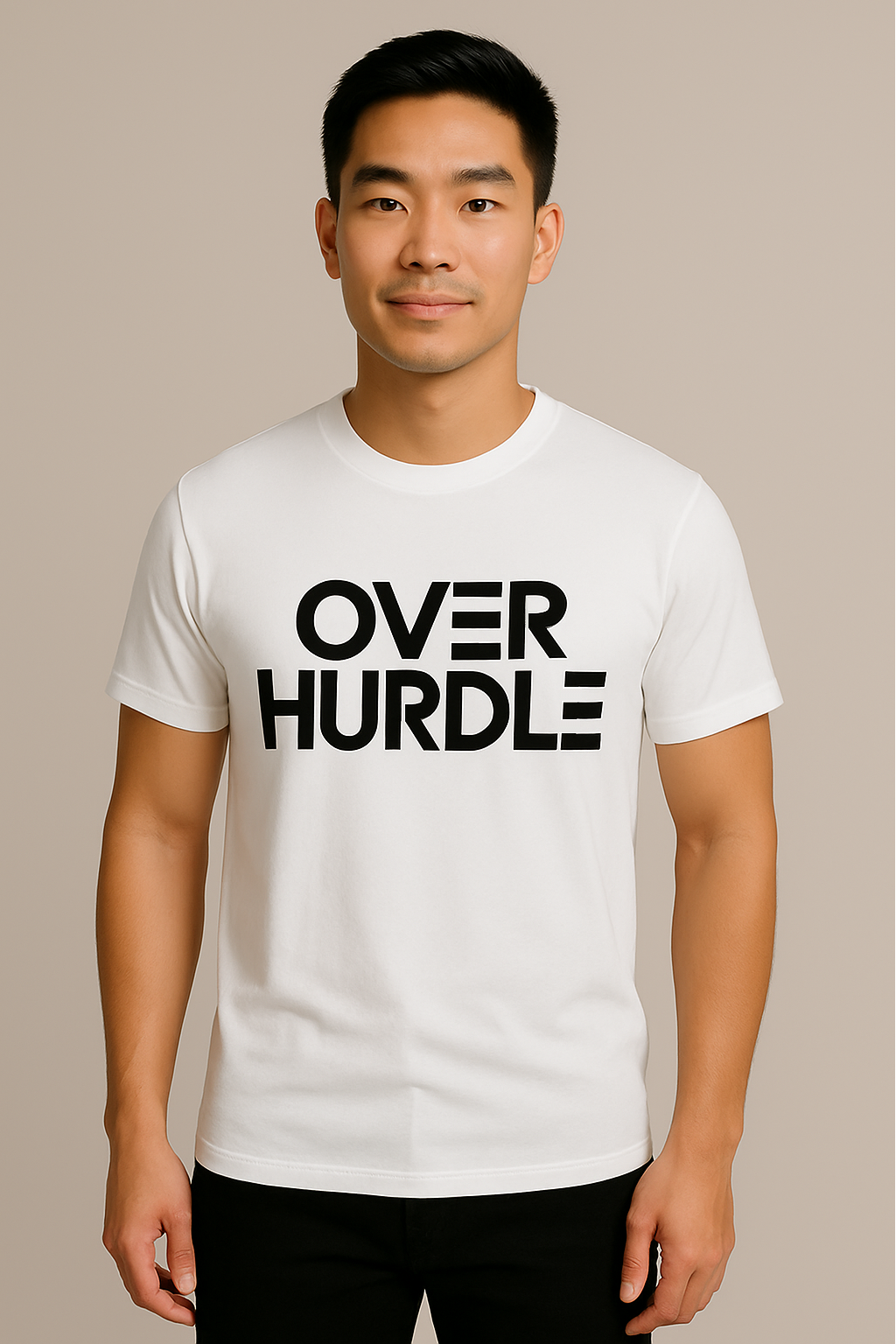 T-SHIRT "OVERHURDLE" WHITE