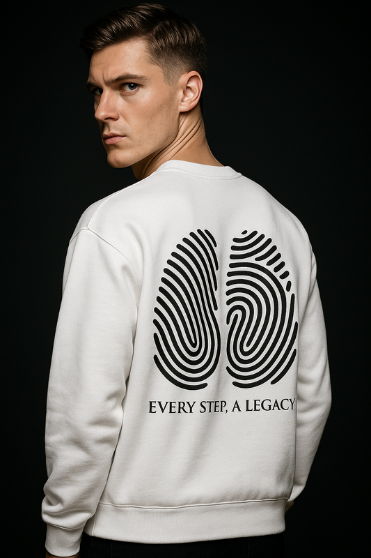 SWEATSHIRT "ICHNITA LEGACY" WHITE